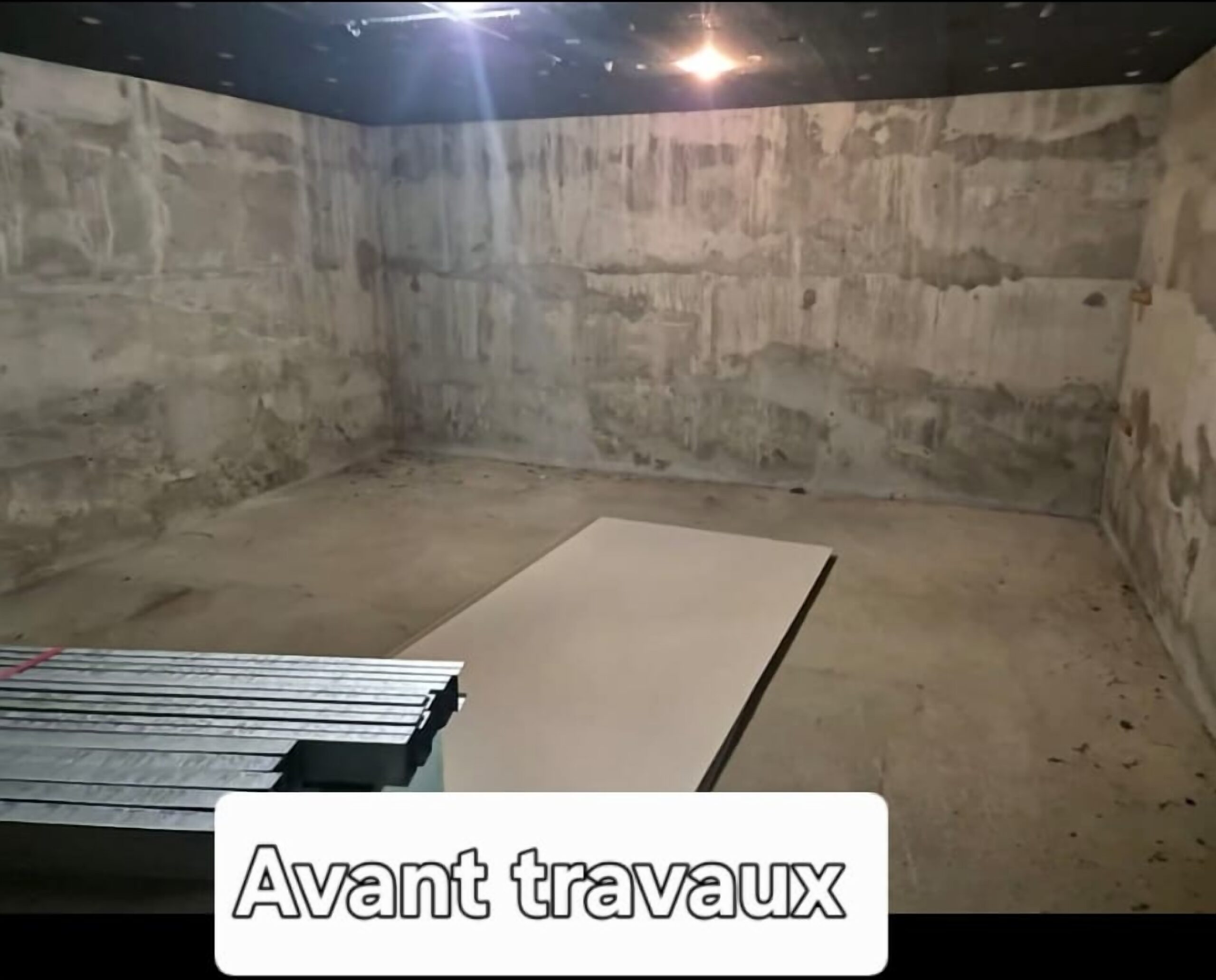 peintre nimes renovation garage avant travaux